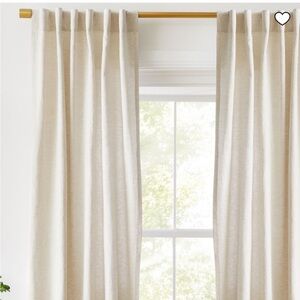 West Elm European Flax Linen Curtain